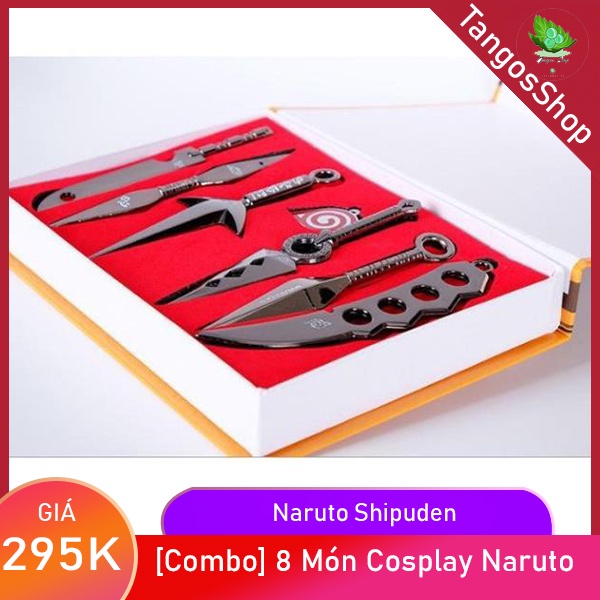 Naruto Mô Hình . Combo Kunai Suriken Naruto Chiều Dài 17cm