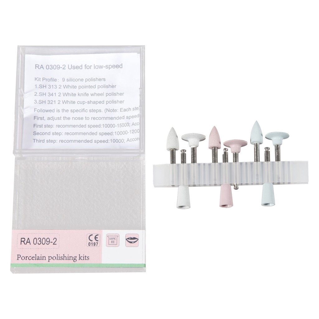 Set mũi khoan đánh bóng nha khoa tốc độ thấp RA0309-2