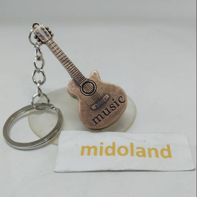 Móc Khóa Hình Cây Đàn Ghi Ta Độc Đáo