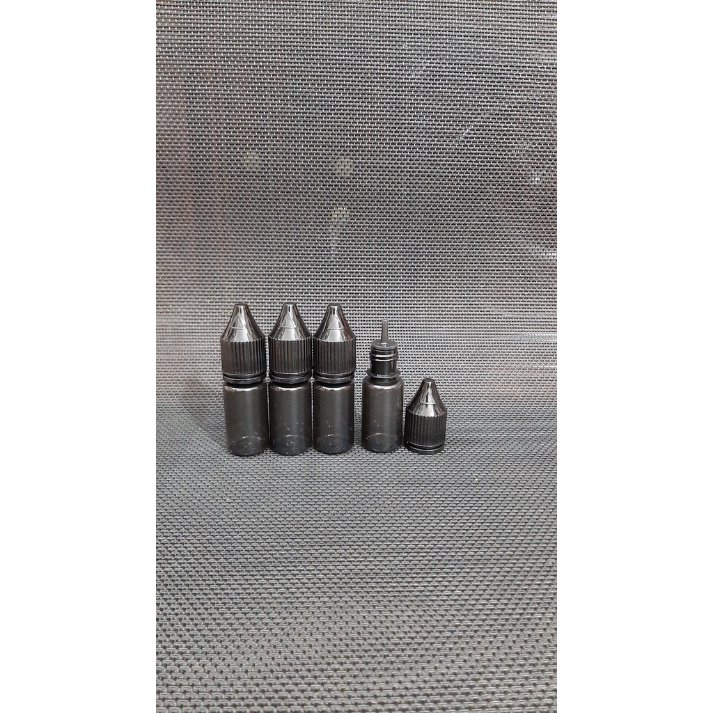 Chai nhựa đen ghi 10ml đựng mực xăm