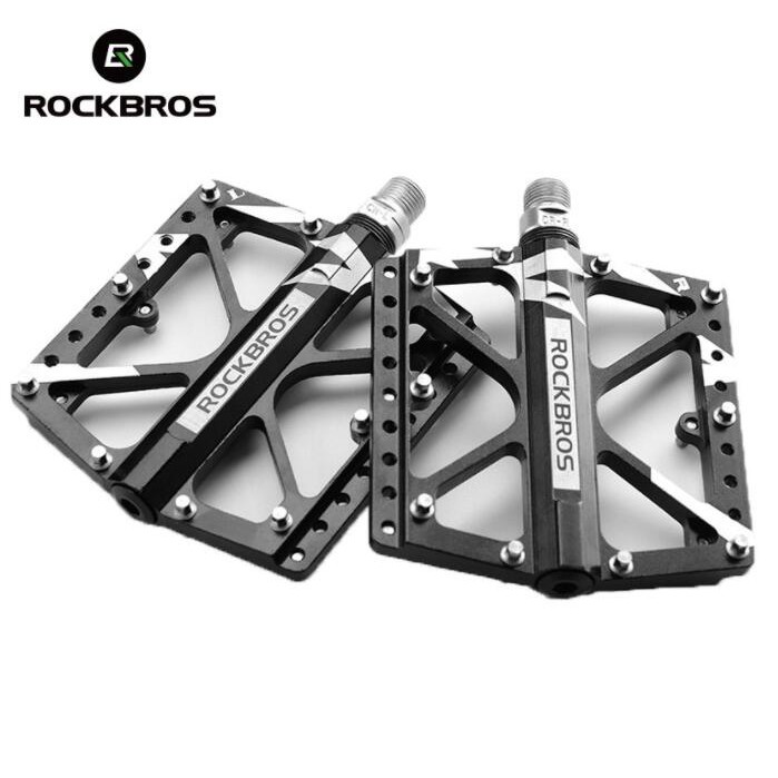 Cặp bàn đạp ROCKBROS CR 9/ 16&quot; bằng hợp kim nhôm cho xe đạp leo núi Bmx Mtb