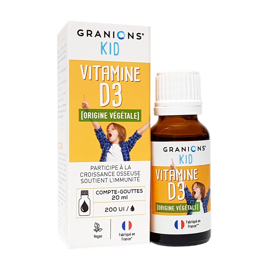 Vitamin D3 Granions Kid 20ml cho bé từ sơ sinh, phụ nữ có thai date 03/2024