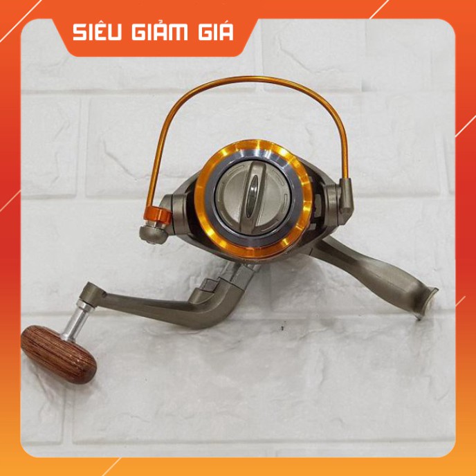 [Combo] R [Chính Hãng] Máy Câu Cá Kim Loại Yumoshi LC 3000, 4000, 5000, 6000, 7000 - 12 Đạn Bạc [Giá rẻ]