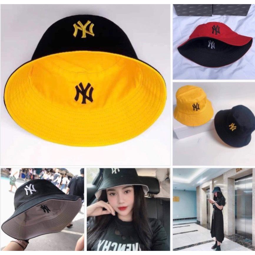 Mũ nón bucket Yankees NY cực HOT đội 2 mặt - Nón vành rộng tai bèo đội 2 mặt , Giá sỉ & lẻ