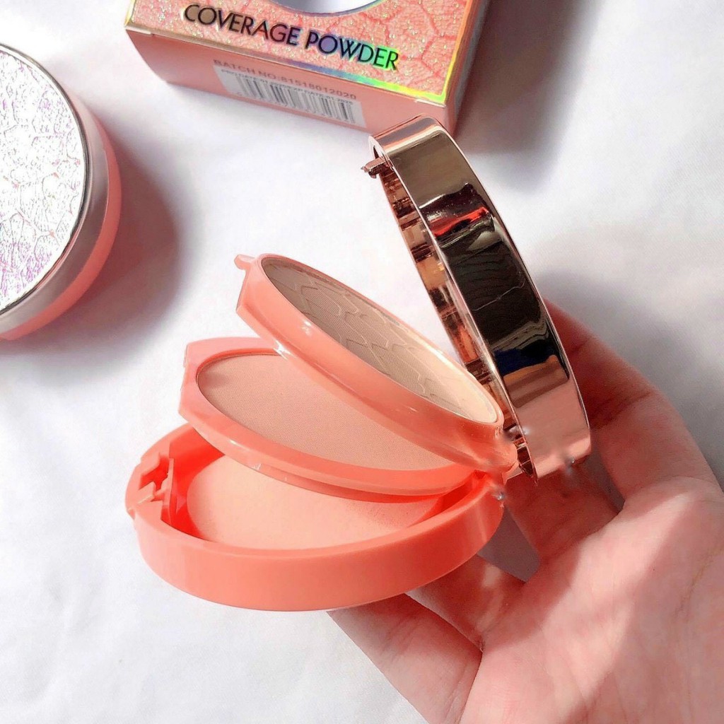 Phấn nén 2 tầng Kiss Beauty Coverage Powder | BigBuy360 - bigbuy360.vn