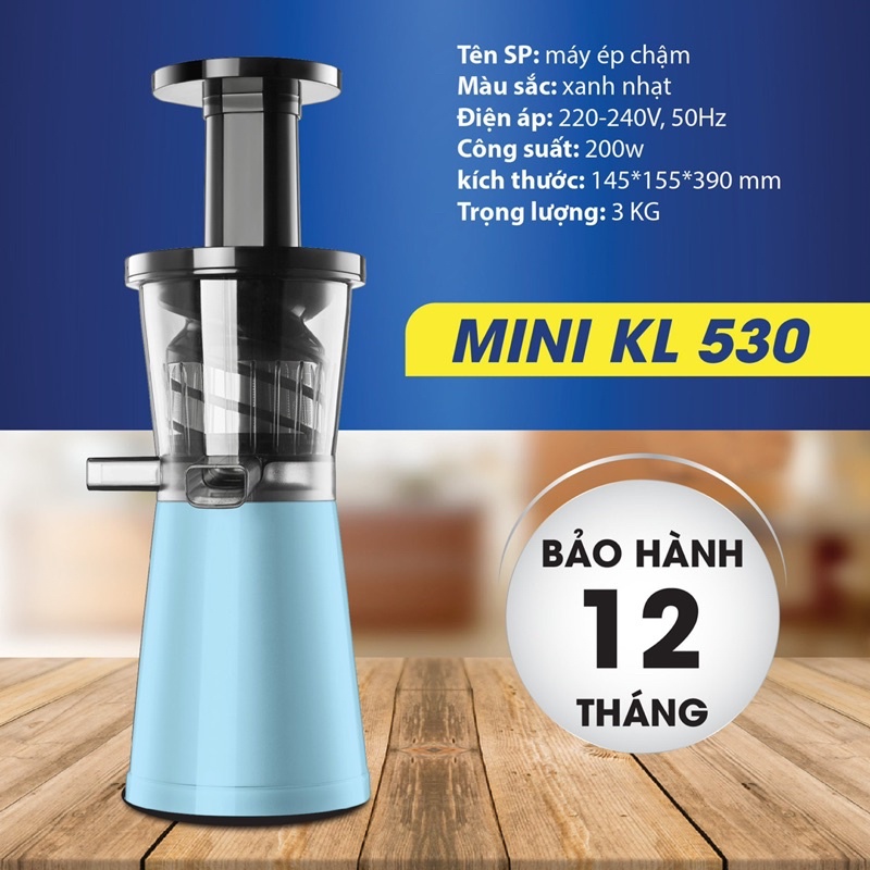 Máy ép chậm Kalite KL-530