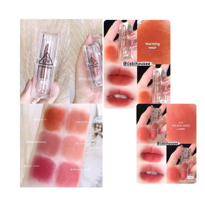 Son thỏi 3CE Soft Matte Lip Stick TRẢ ORDER