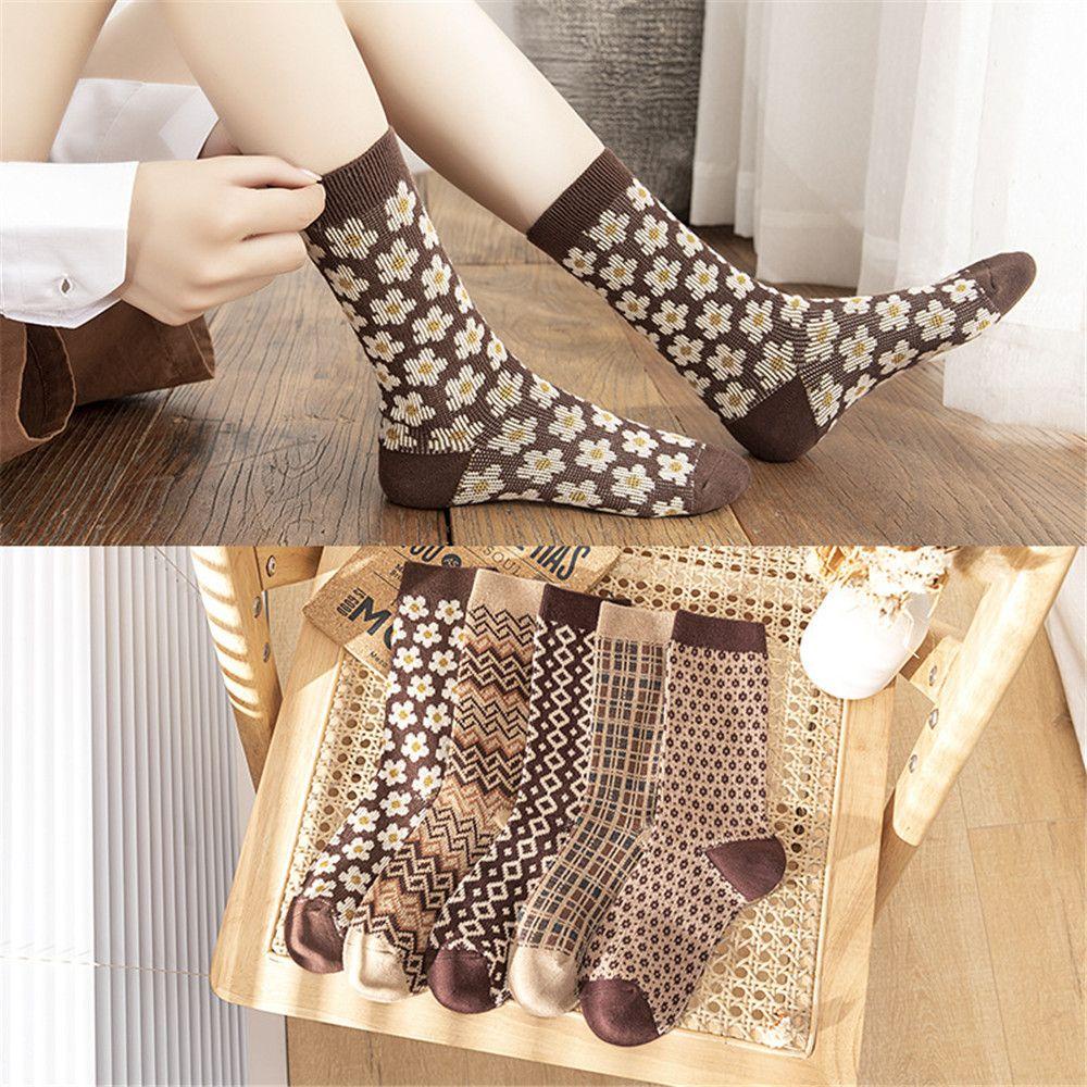 Set 5 Đôi Tất Cotton Thoải Mái Cho Nữ