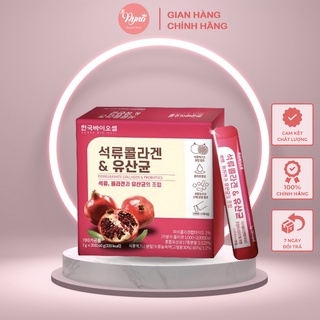 Bột collagen uống lựu đỏ bio cell hàn quốc thần dược đẹp da giảm cân thải độc tố mờ nám pyna beauty
