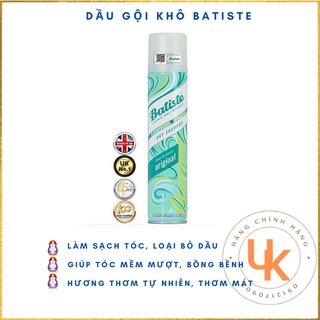 Dầu gội khô Batiste cho nam và nữ chai 200ml