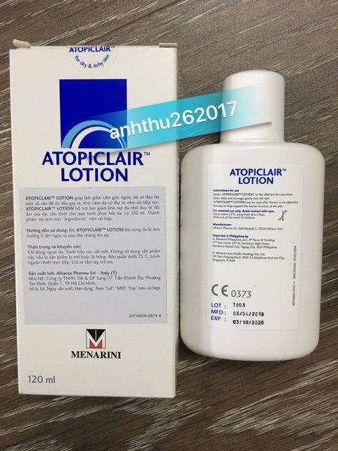 ATOPICLAIR Cream and ATOPICLAIR Lotion