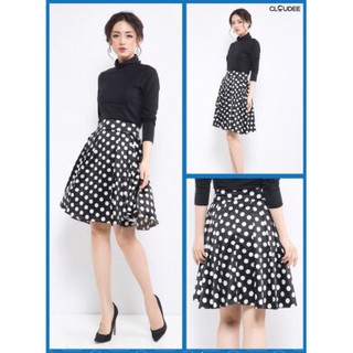 Chân váy xòe xếp ly