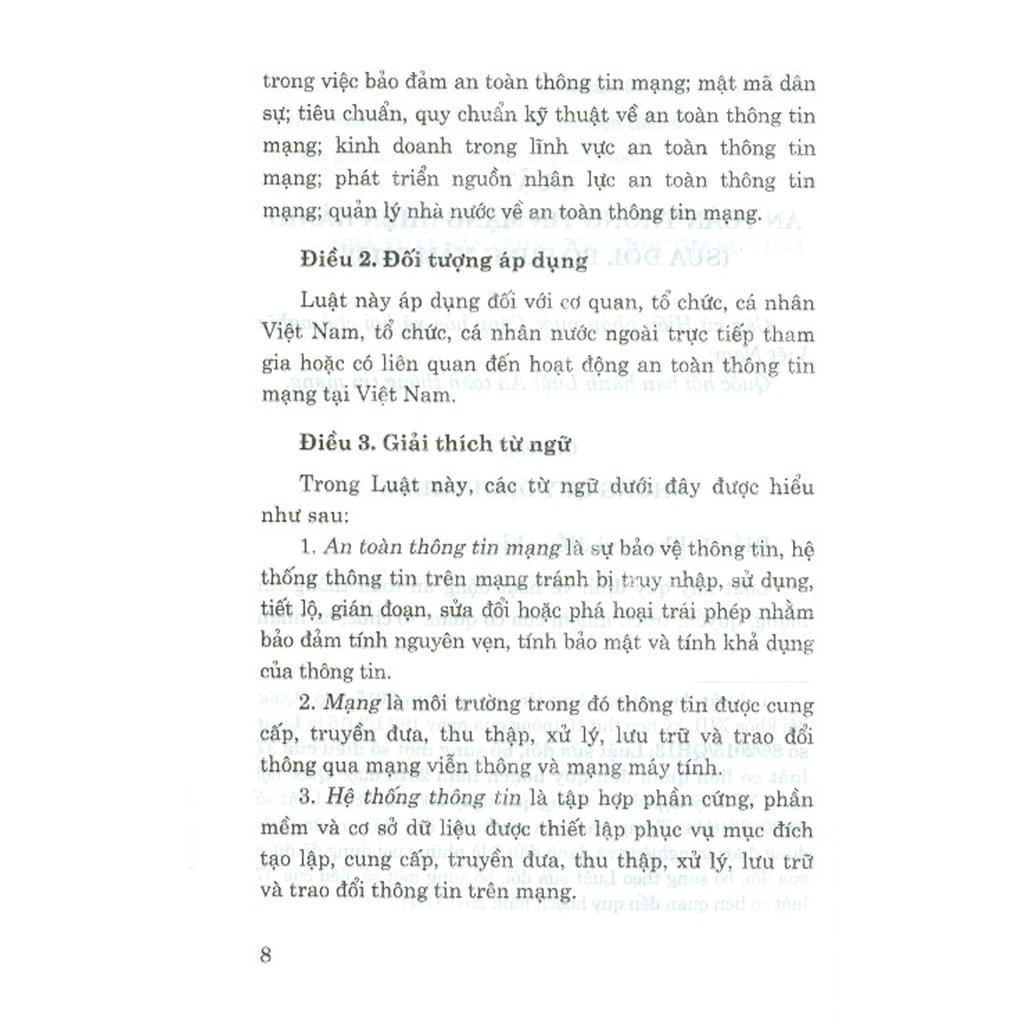 Sách - Luật An Toàn Thông Tin Mạng (Hiện Hành) (Sửa Đổi, Bổ Sung Năm 2018) | BigBuy360 - bigbuy360.vn