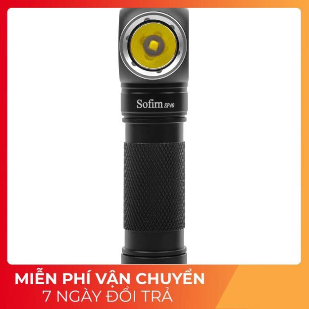 Đèn pin đa năng đội đầu SOFIRN SP40 sáng 1200lm tầm chiếu xa 136m LED CREE XPL sạc Miccro USB pin 18650