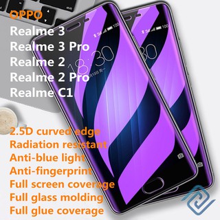 Oppo Realme 3 Realme 3 Pro Realme 2 Pro Realme C1 Miếng dán màn hình Bảo vệ bức xạ, kính cường lực bao phủ toàn màn hình