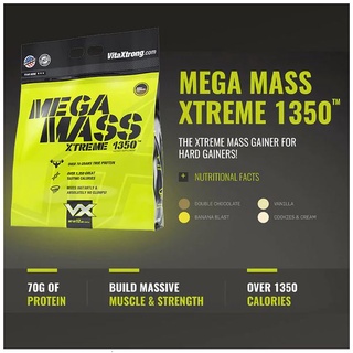 MEGA MASS 1KG Túi Dùng Thử Sữa Tăng Cân Cực Nhanh Vitaxtrong Mega Mass 1kg