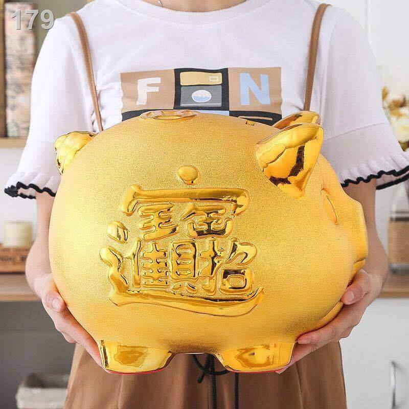 Kiếm tiền heo đất vàng chỉ có thể ở trẻ em người lớn tiết kiệm giá rẻ cô bé cậu