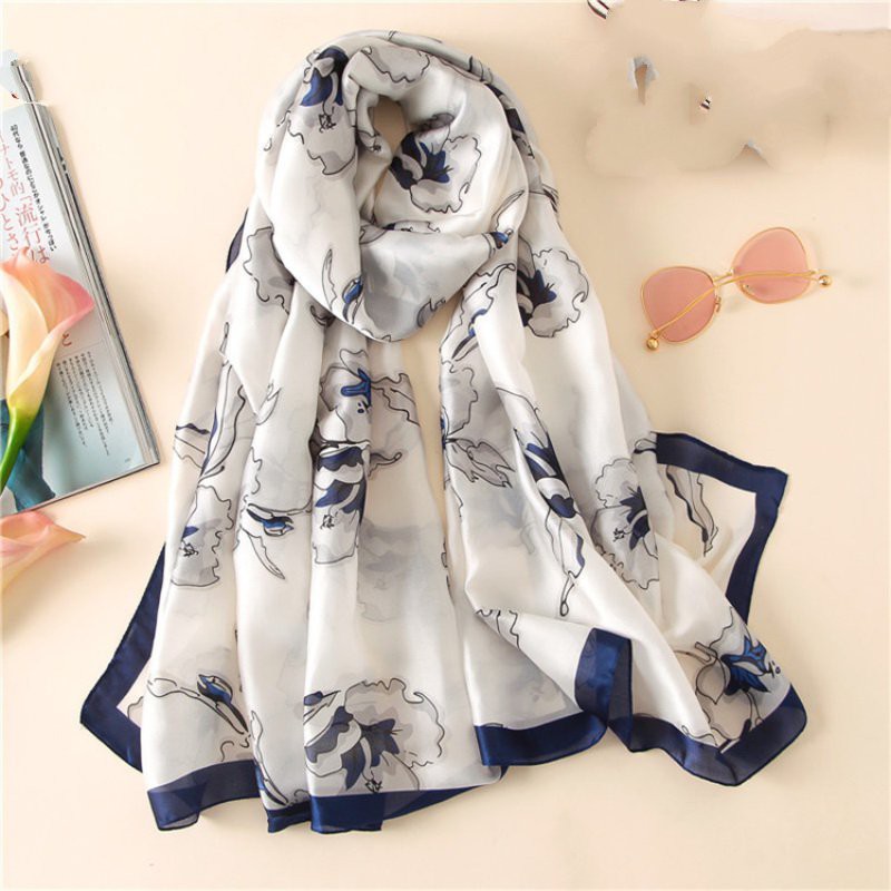 KHĂN CHOÀNG CỔ LỤA THỜI TRANG CAO Cấp 28