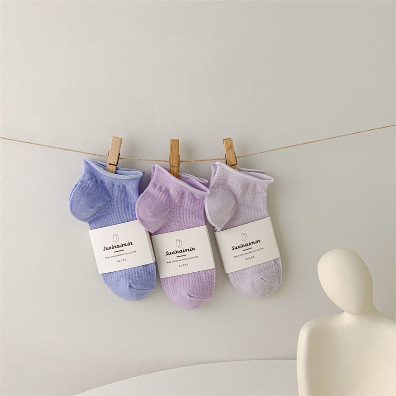 Tất Cổ Ngắn Vân Caro Màu ERASHOP 080025 - Phù Hợp Mang Sneaker, Vải Co Giãn 4 Chiều, Đơn Giản , Rẻ Đẹp