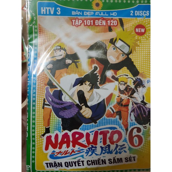 DVD phim thiếu nhi Naruto 6 Trận chiến sấm sét