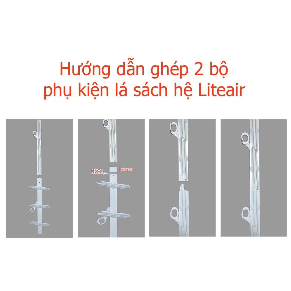 Phụ kiện cửa lá sách kính 5BWhite