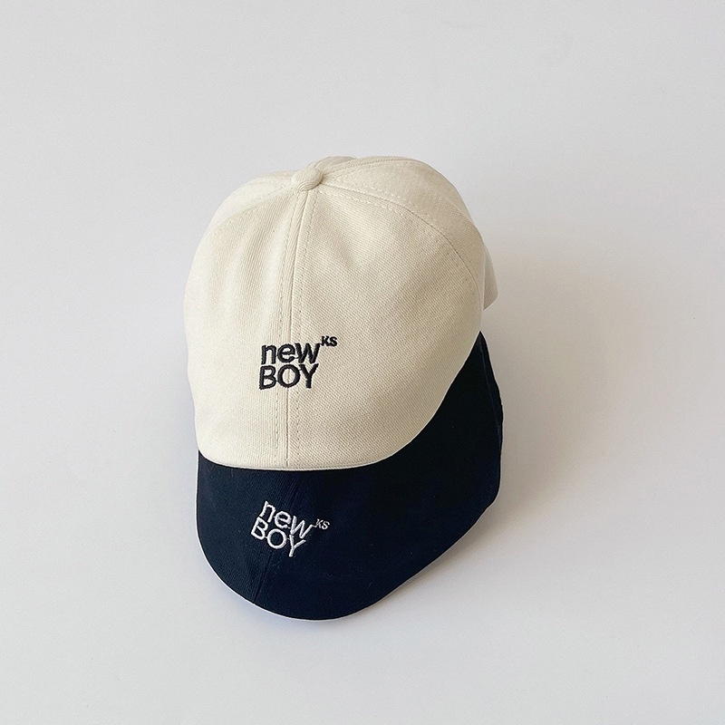 Nón Beret Thêu Chữ Thời Trang Cho Bé