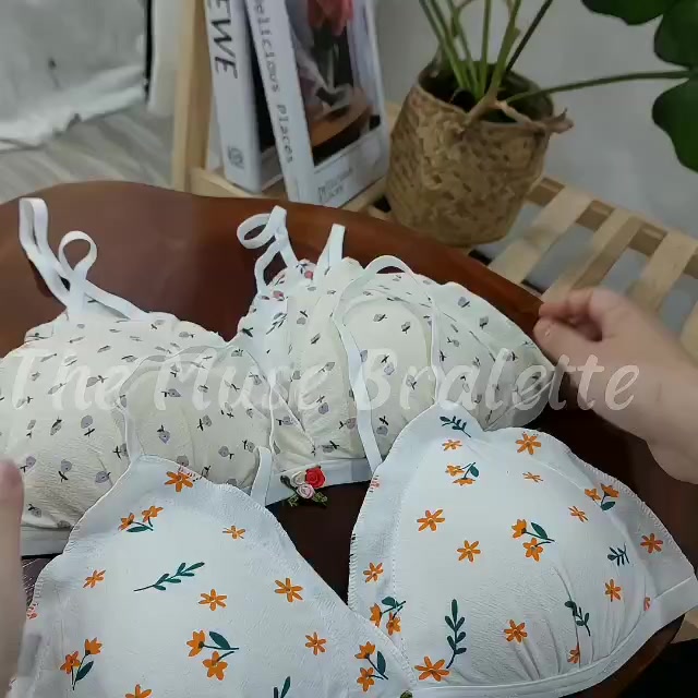 [HCM] Bộ đồ lót ren không gọng sexy mút mỏng sexy họa tiết hoa lá hàng thiết kế cao cấp Flower Set by The Muse Bra | BigBuy360 - bigbuy360.vn
