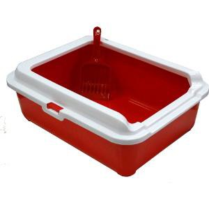 Khay vệ sinh cho mèo TRUSTIE CAT LITTER PAN (RED)