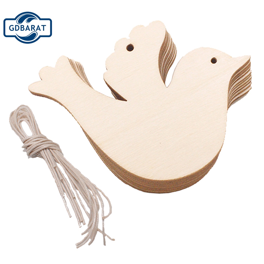 Phụ kiện treo trang trí cây thông Noel bằng gỗ độc đáo DIY