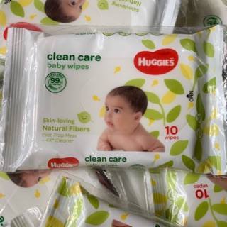 Khăn ướt bỏ túi Huggies 10 tờ