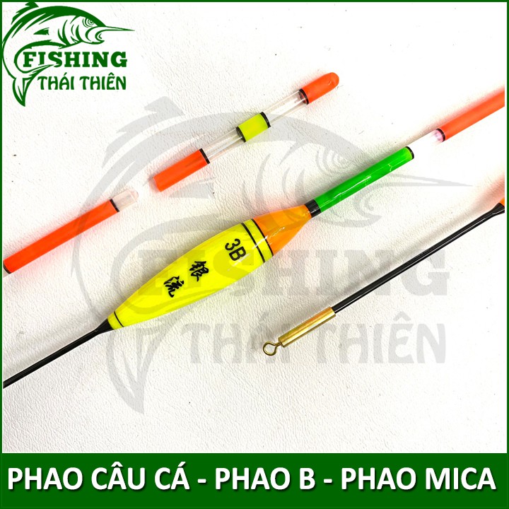 Phao câu cá, Phao B Mica Dùng Đèn Bẻ Sáng