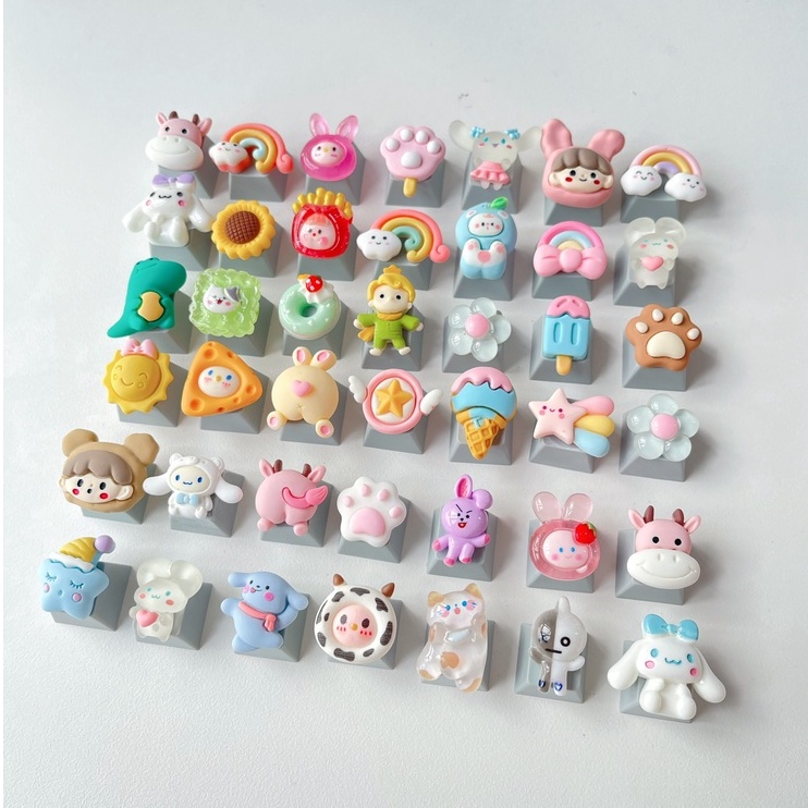 Keycap ngẫu nhiên dành cho bàn phím cơ đẹp nhiều màu