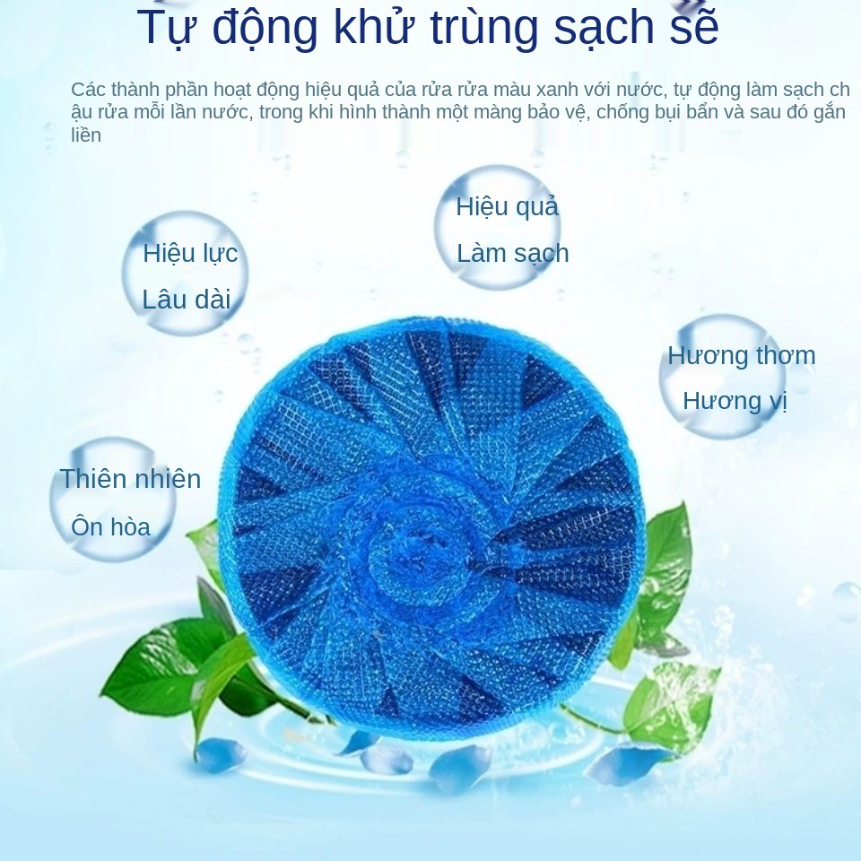 40 cái 60 Chất tẩy rửa toilet Spirit Blue Bubble Cleaner Khử mùi Nhà vệ sinh gia đình Loại nước hoa Tươi