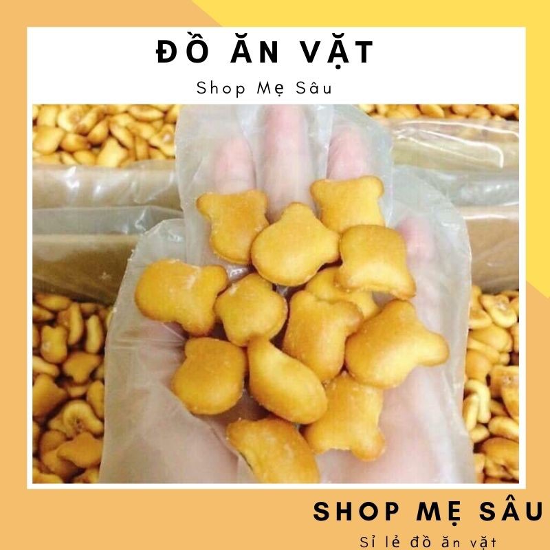 1Kg Bánh Gấu Thiên Hồng 💖 FREESHIP 💖 Bánh kem gấu - Bánh Gấu Nhân Kem Thiên Hồng Siêu Ngon, Date Mới