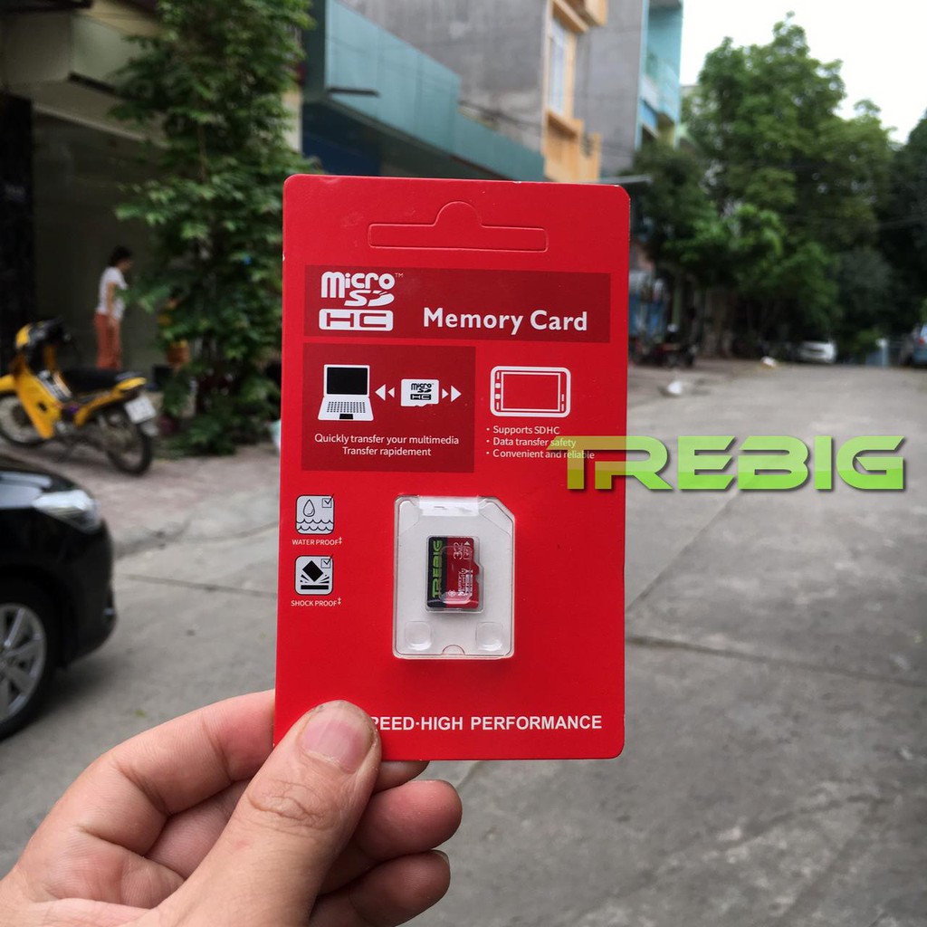 Thẻ nhớ 32G Trebig Micro SDHC card class 10 tốc độ cao, chuyên dụng cho điện thoại, camera an ninh, camera hành trình