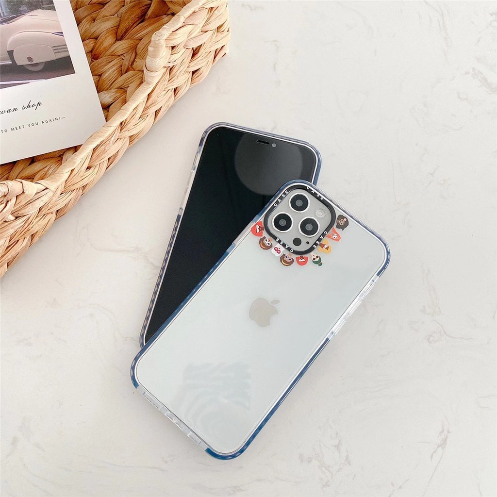 Colorful zoo animals printed iphone 7 8 x xr xsmax 12 12promax soft tou casing for iphoen 12mini