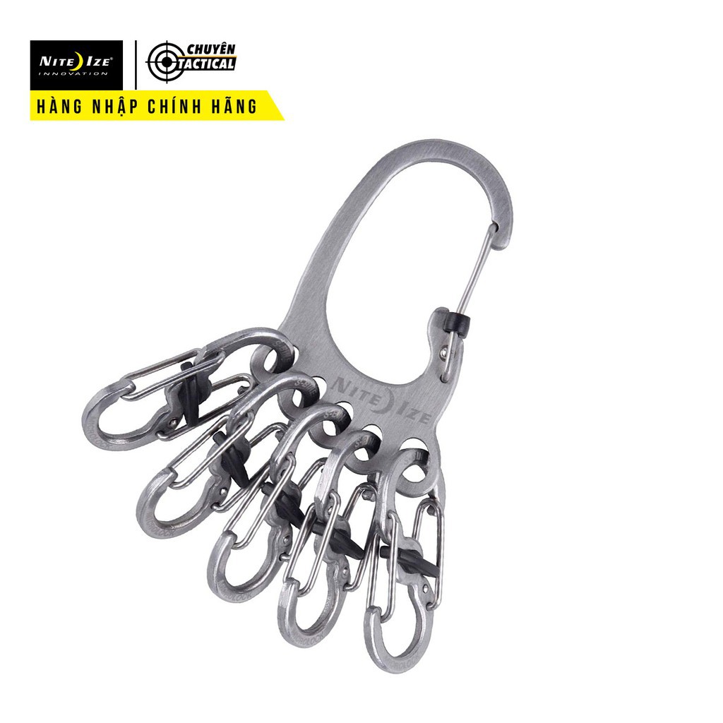 Móc Khoá Nite Ize BigFoot Locker KeyRack Thép Không Gỉ