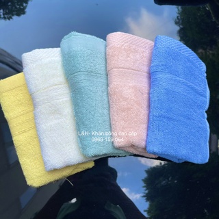 [Loại đẹp] Khăn mặt cao cấp sợi sồi, cotton 30 * 50 cm