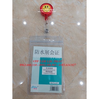 10 BỘ THẺ ĐEO NHÂN VIÊN 207 (DỌC, KT 83*135mm) + CỦ RÚT MẶT CƯỜI (HÀNG CAO CẤP)
