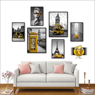 Bộ 6 tranh fomex treo tường - dán tường cỡ lớn giá siêu rẻ - tranhdecor