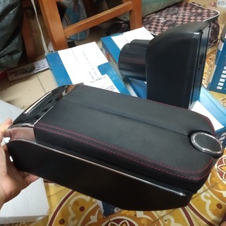[ BỀ MẶT 2 NẮP ] Hộp tỳ tay xe VINFAST - FADIL - 7 CỔNG USB - MẪU GIỐNG TRÊN CÁC XE CAO CẤP