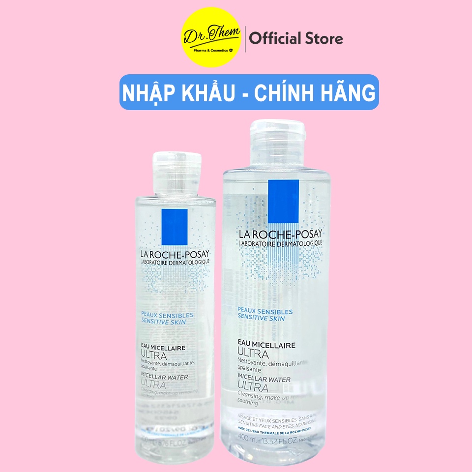 Nước Tẩy Trang La Roche-Posay Cho Da Nhạy Cảm Micellar Water Ultra Sensitive Skin 200ml - 400ml