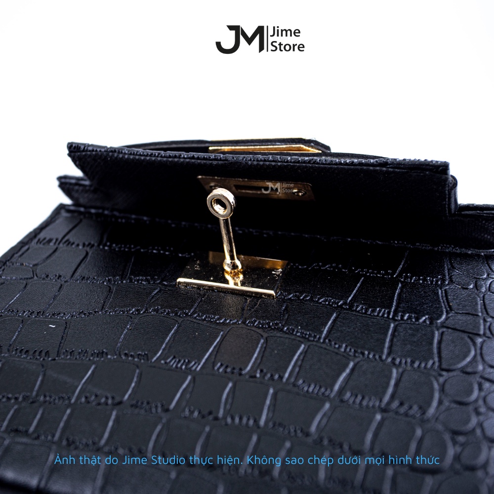 Túi Xách Nữ Đeo Chéo Da Cá Sấu Form Chuẩn Quai Cứng JIME STORE T23