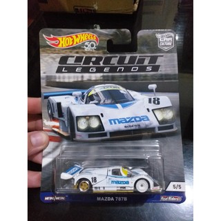 Hot wheels Xe Hơi mazda 787b Trắng Chất Lượng Cao