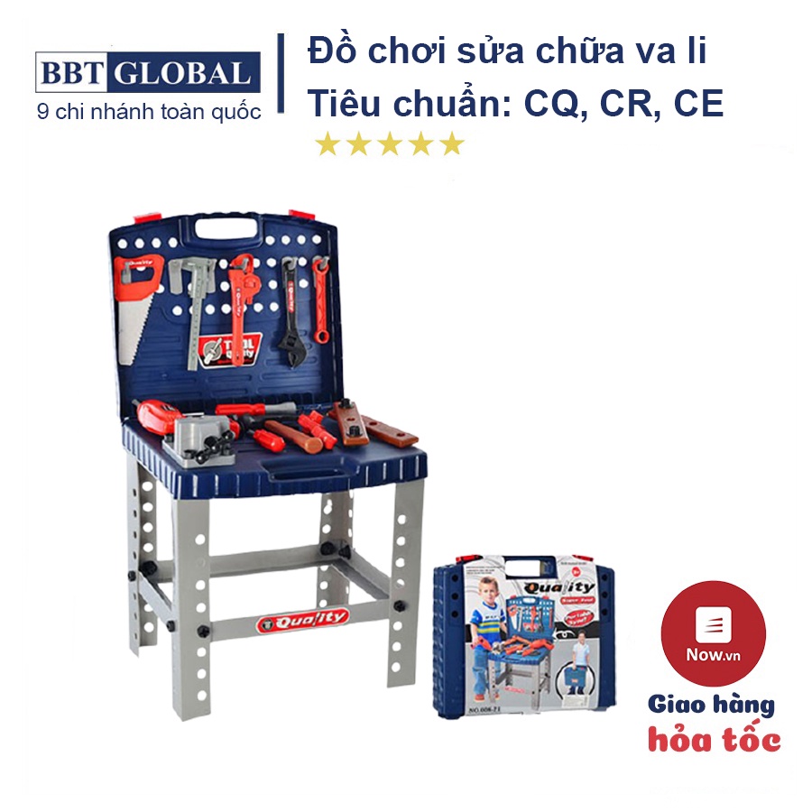Bộ đồ chơi sửa chữa va li xách cho bé trai BBT Global 008-21