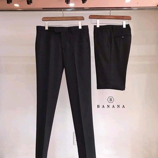 quần tây đen hàn quốc form slim fit
