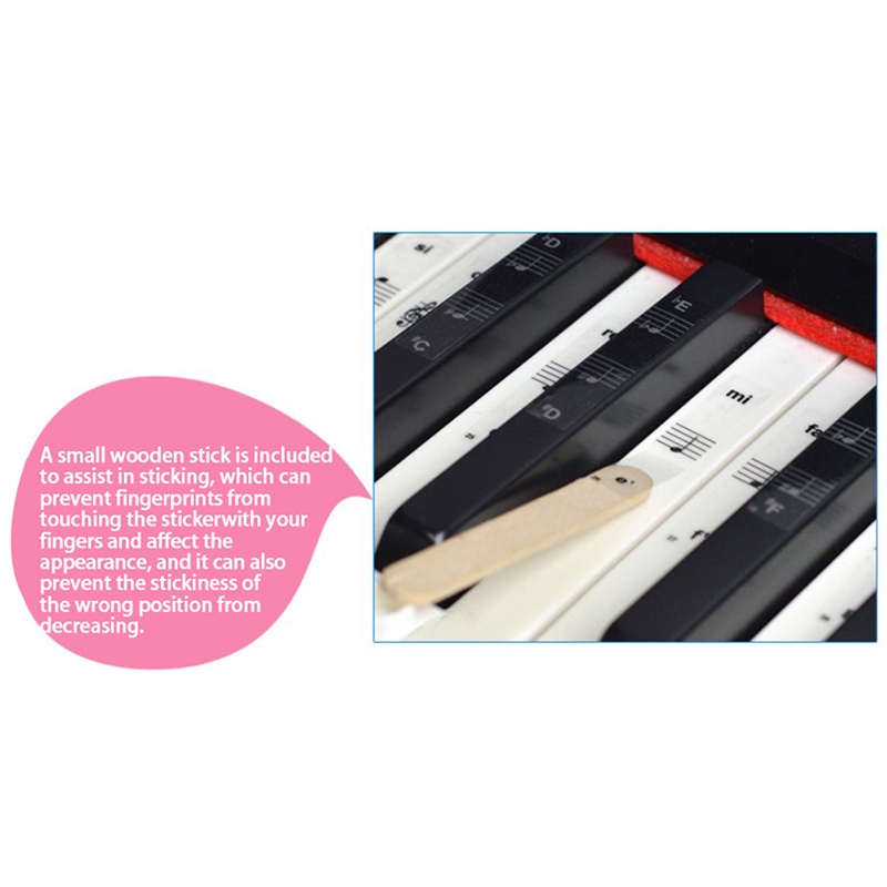 Miếng Dán Bàn Phím Đàn Piano Bằng PVC Trong Suốt