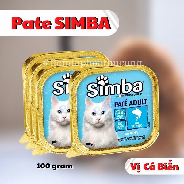 Pate Simba cho mèo vị Cá Ngừ xuất xứ Italy 100 gr
