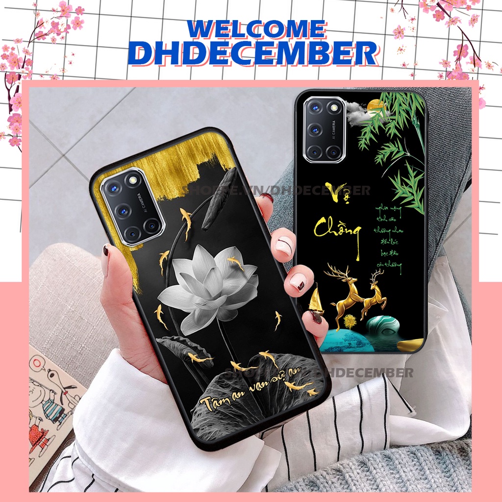 Ốp lưng Oppo A52 / A92 in hình thư pháp tâm an vạn sự an ,mã đáo thành công SIÊU CHẤT