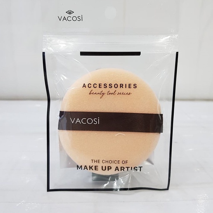 BÔNG PHẤN KHÔ VACOSI MEDIUM ROUND PUFF BP08 - TRÒN SIZE TRUNG